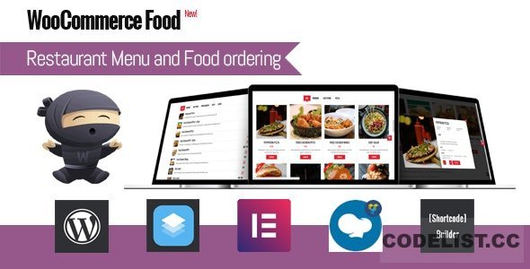 WooCommerce Food v2.5.1 - Restaurant Menu &amp; Food ordering