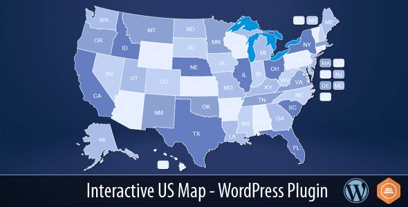 Interactive US Map v2.6- WordPress Plugin