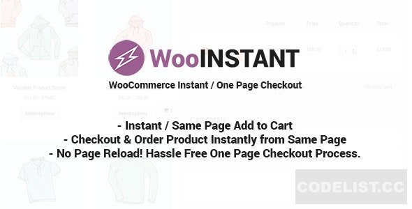 WooInstant v2.0.18 - WooCommerce Instant / Quick / Onepage / Direct Checkout
