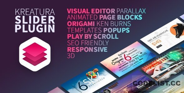 Kreatura v7.6.7 - Slider Plugin for WordPress + Templates