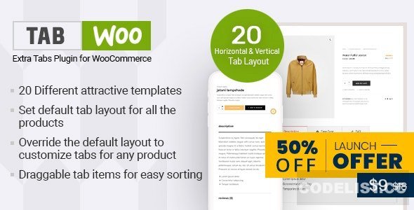 TabWoo v1.0.6 - Custom Product Tabs for WooCommerce