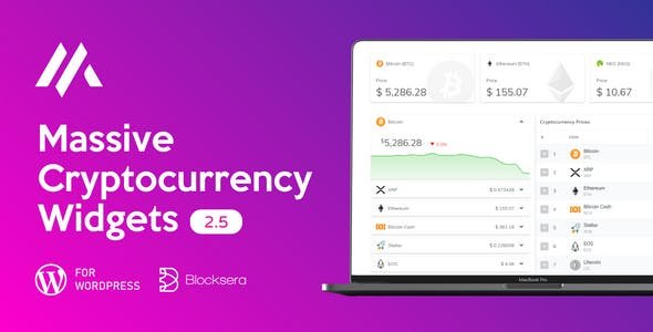 Massive Cryptocurrency Widgets v3.1.6