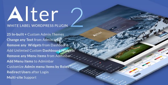 WpAlter v2.4.1 - White Label Wordpress Plugin