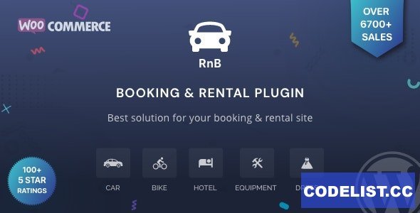 RnB v11.0.5 - WooCommerce Rental &amp; Bookings System