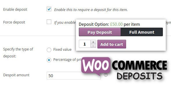 WooCommerce Deposits v3.0.0 - Partial Payments Plugin