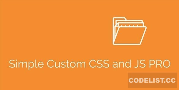 Simple Custom CSS and JS PRO v4.21.4