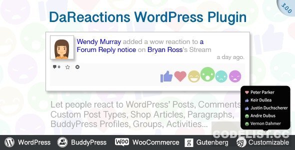 Reactions WordPress Plugin v3.11.0