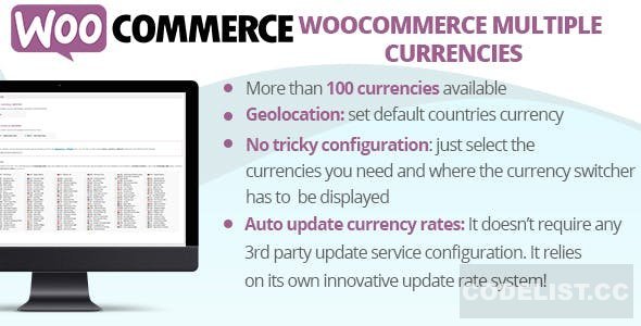 WooCommerce Multiple Currencies v5.2