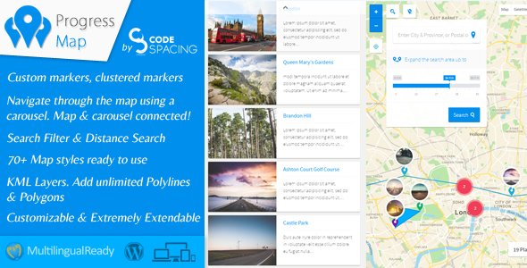 Progress Map Wordpress Plugin v5.6.7