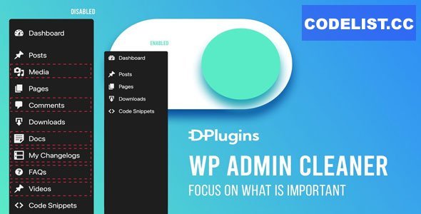 WP Admin Cleaner v1.3.0