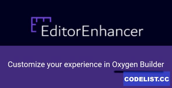 Editor Enhancer For Oxygen Builder 4.1
