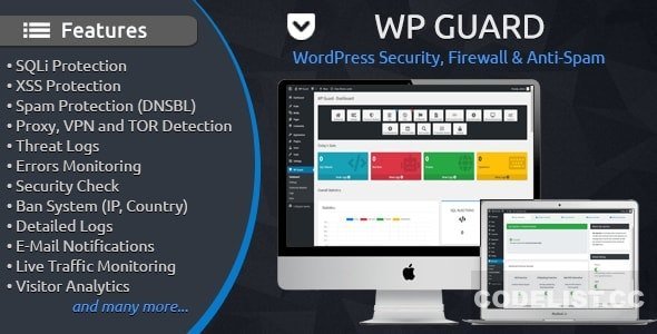 WP Guard v1.6.2 - Security, Firewall & Anti-Spam plugin for WordPress