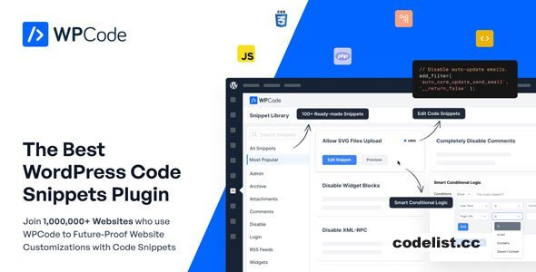 WPCode Pro v2.1.1- The Best WordPress Code Snippets Plugin