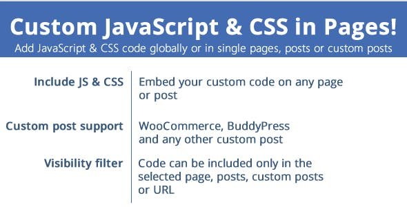Custom JavaScript & CSS in Pages v3.2