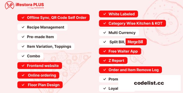 iRestora PLUS v7.6 - Next Gen Restaurant POS - nulled