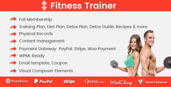 Fitness Trainer v1.4.6 - Training Membership Plugin