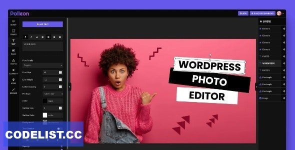 Palleon v2.4 - WordPress Image Editor