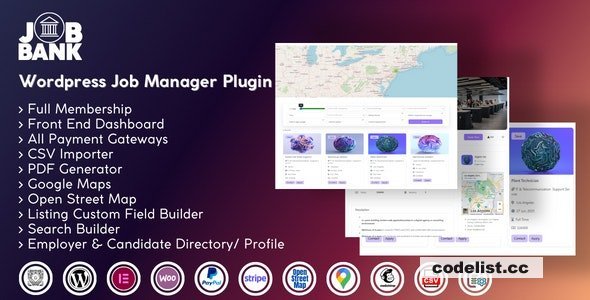 JobBank v1.1.6 - WordPress Job manager plugin
