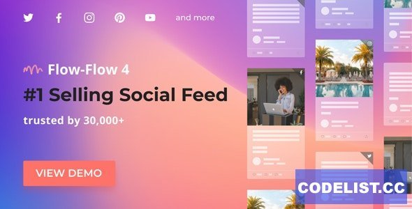 Flow-Flow v4.9.6 - WordPress Social Stream Plugin