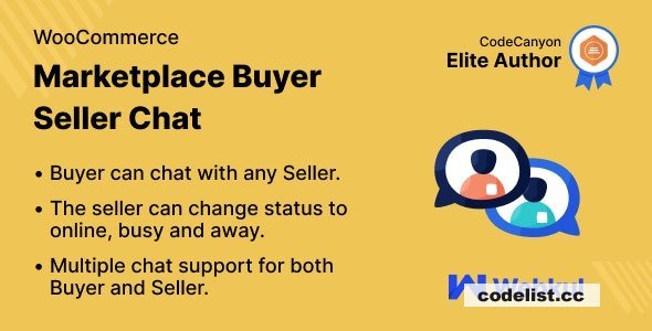 WooCommerce Marketplace Buyer Seller Chat Plugin v2.4.0