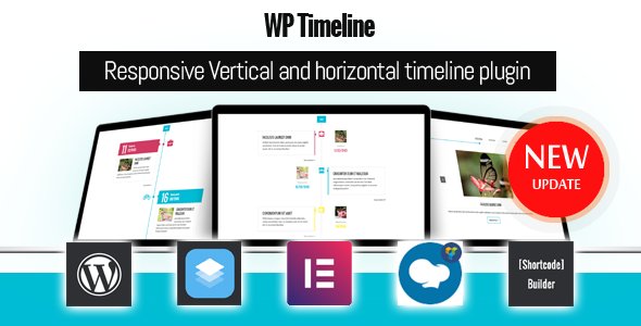 WP Timeline v3.6.2 - Responsive Vertical and Horizontal timeline plugin