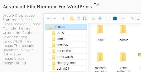 File Manager Plugin For Wordpress v7.5.4