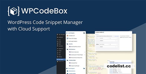 WPCodeBox 2 v1.2.0 - Code Snippets Plugin