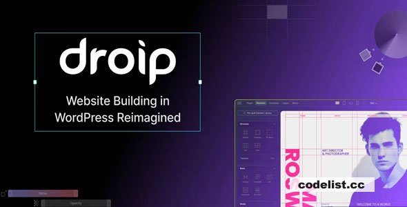 Droip v2.3.3 - No-Code website builder for WordPress