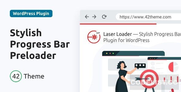 Laser Loader v1.1.0 - Stylish Progress Bar Preloader