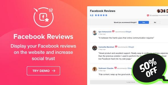 Facebook Reviews v1.2.5 - Facebook Reviews plugin