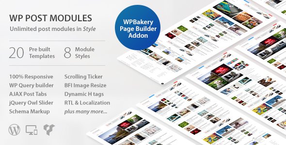 WP Post Modules for NewsPaper and Magazine Layouts v3.2.0