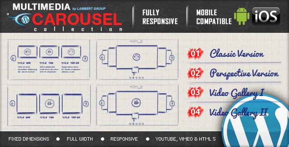 Multimedia Responsive Carousel v2.4