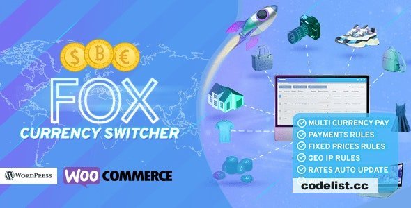 FOX v2.4.1.7 - Currency Switcher Professional for WooCommerce
