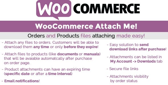 WooCommerce Attach Me! v20.0