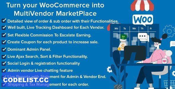 Mercado Pro v1.6.0 - Turn your WooCommerce into Multi Vendor Marketplace