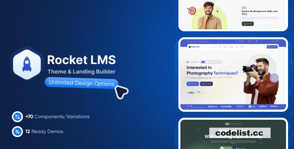 Rocket LMS Theme and Landing Page Builder v2.0.1