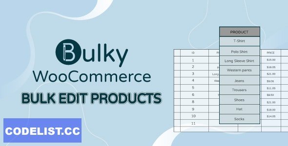 Bulky v1.2.6 - WooCommerce Bulk Edit Products, Orders, Coupons
