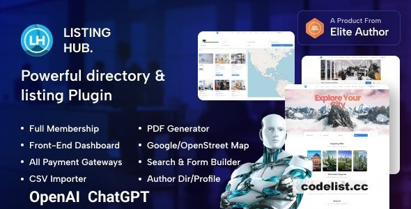 ListingHub v1.1.9 - WordPress Business Directory Listing Plugin