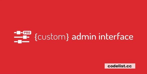 Custom Admin Interface Pro 1.48