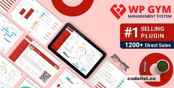 WPGYM v65.0 - Wordpress Gym Management System