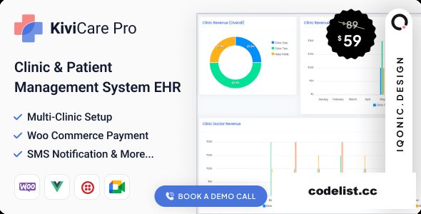 KiviCare Pro v2.3.0 - Clinic & Patient Management System EHR (Add-on)