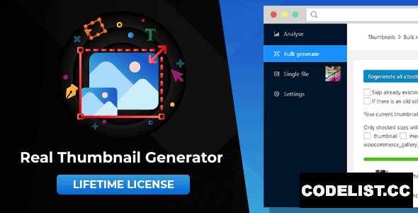 WordPress Real Thumbnail Generator v2.6.26
