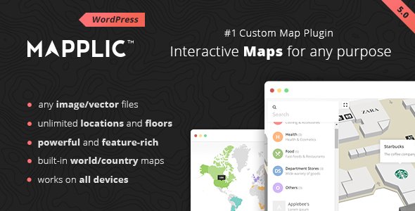 Mapplic v6.4.0 - Custom Interactive Map WordPress Plugin