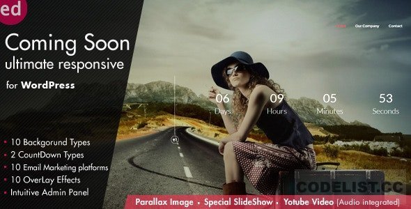 Coming Soon CountDown v3.8 - Responsive Wordpress Plugin